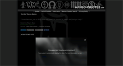 Desktop Screenshot of mansonquotes.com